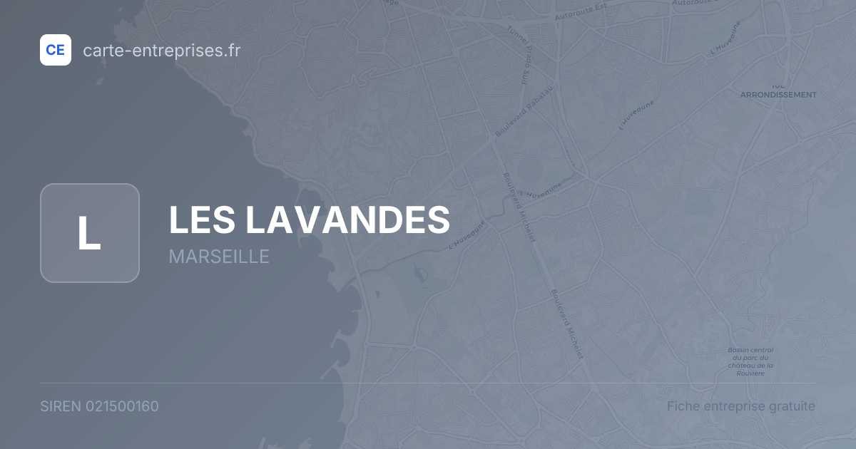 LES LAVANDES — 021500160 — fiche entreprise