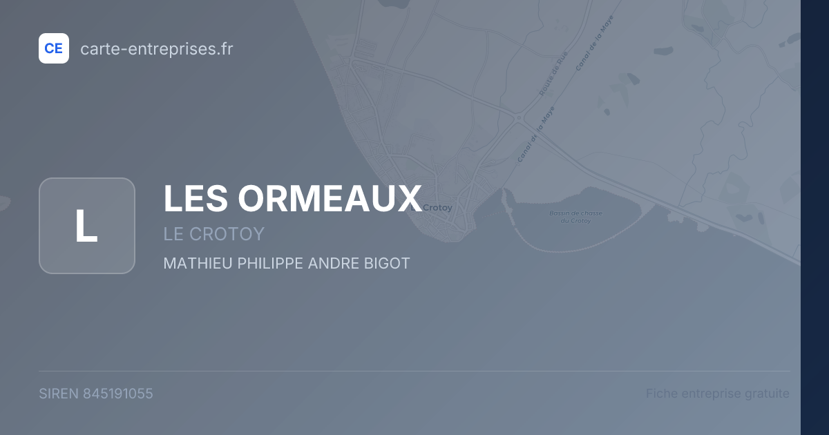 LES ORMEAUX — 845191055 — fiche entreprise