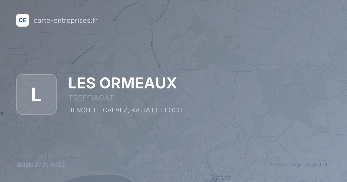 LES ORMEAUX — 879915932 — fiche entreprise