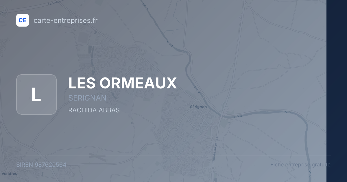 LES ORMEAUX — 987620564 — fiche entreprise