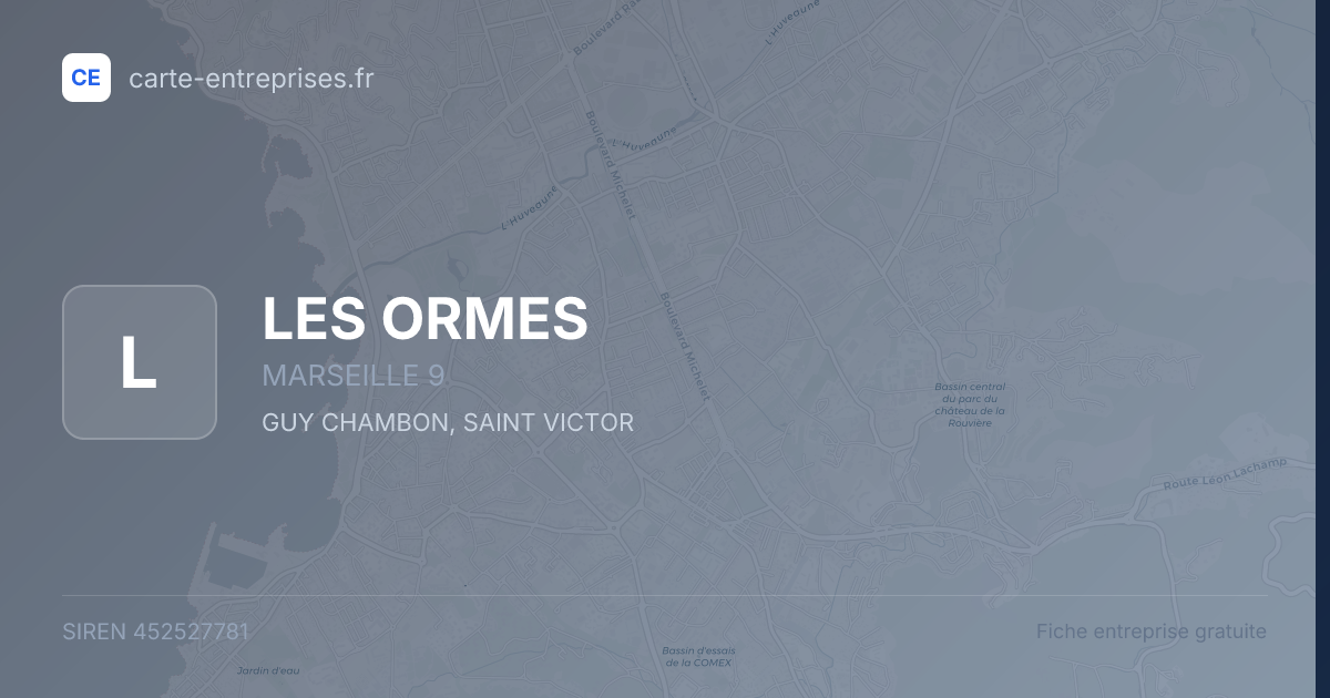 LES ORMES — 452527781 — fiche entreprise