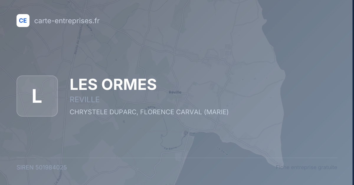 LES ORMES — 501984025 — fiche entreprise