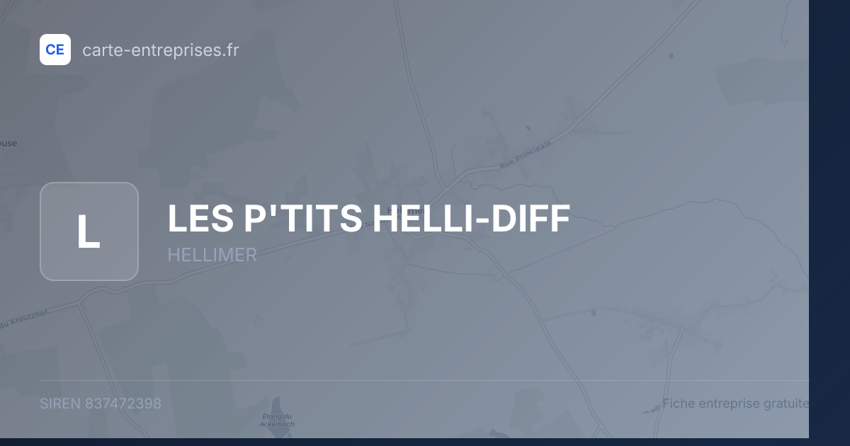 LES P'TITS HELLI-DIFF — 837472398 — fiche entreprise