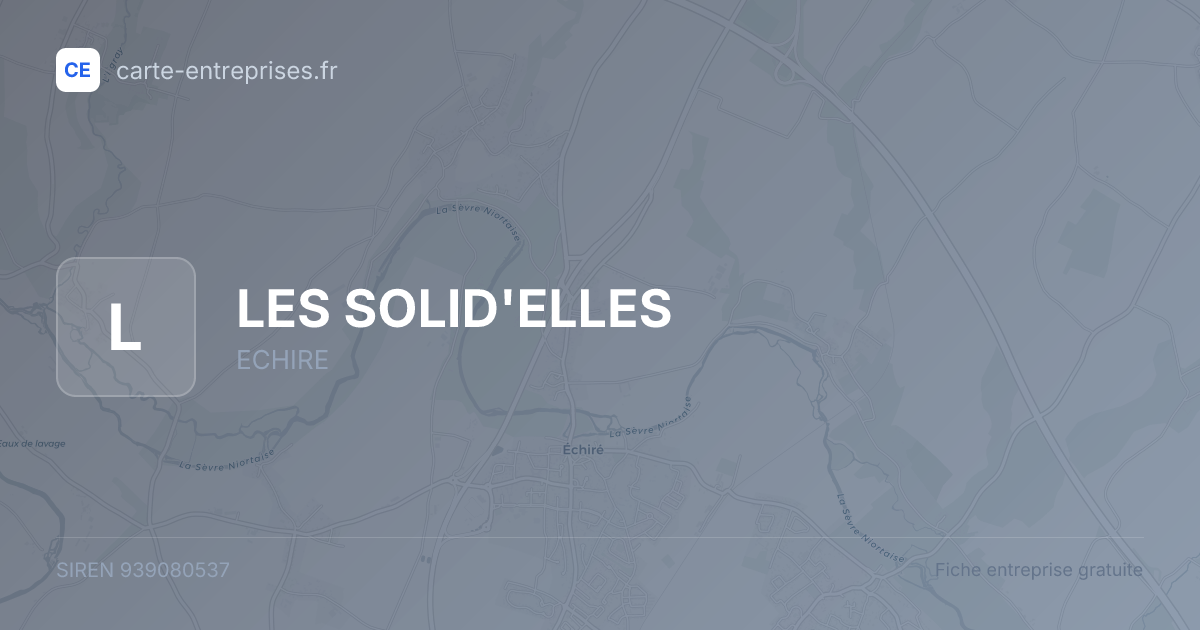 LES SOLID'ELLES — 939080537 — fiche entreprise