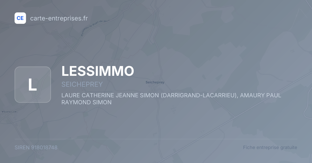 LESSIMMO — 918018748 — fiche entreprise