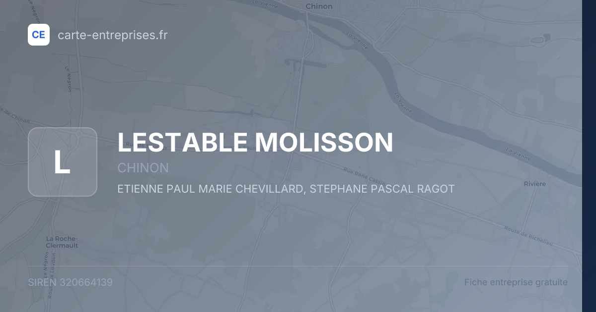 LESTABLE MOLISSON — 320664139 — fiche entreprise