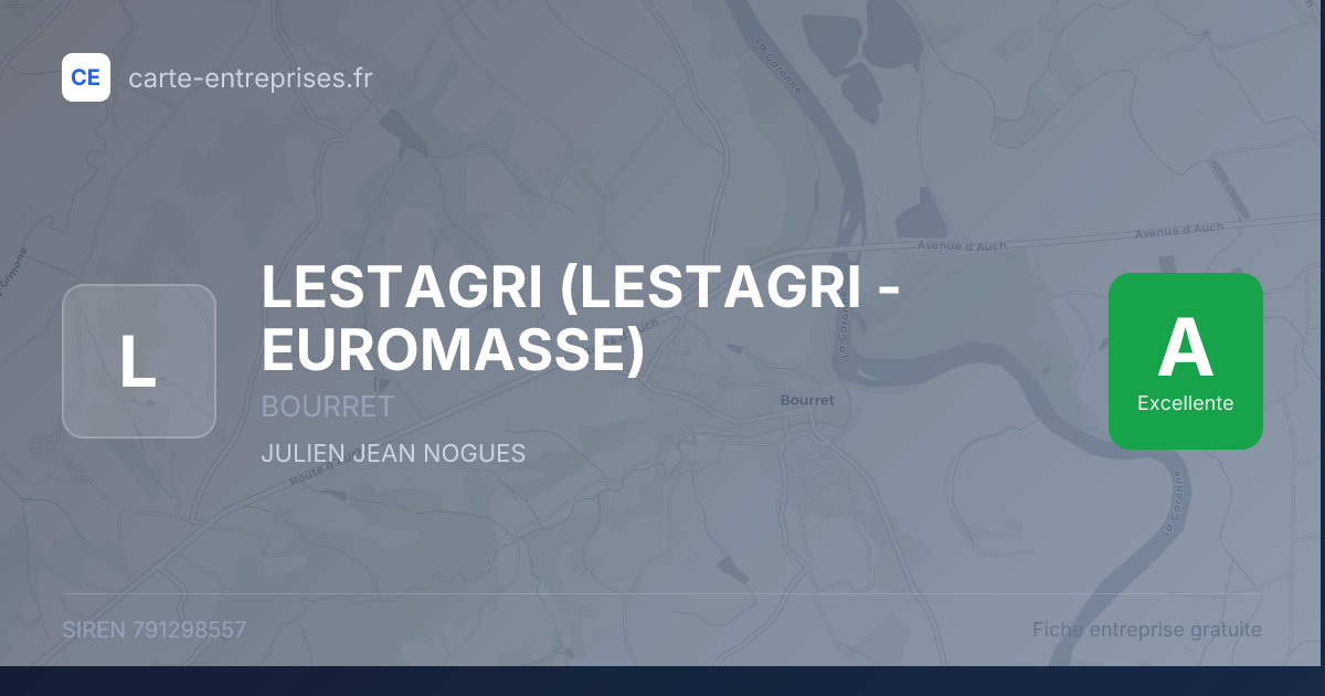 LESTAGRI (LESTAGRI - EUROMASSE) — 791298557 — fiche entreprise
