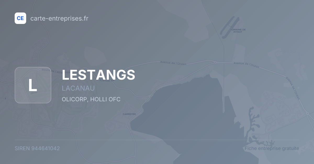 LESTANGS — 944641042 — fiche entreprise