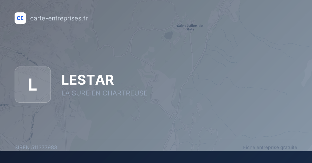 LESTAR — 511377988 — fiche entreprise