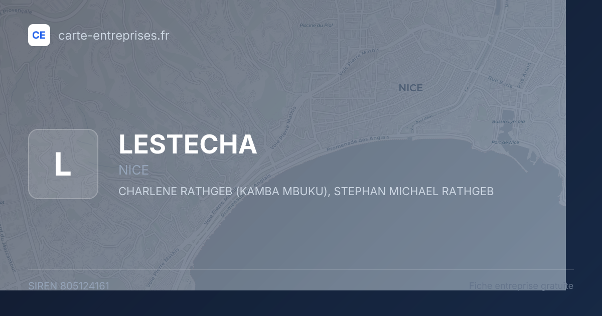 LESTECHA — 805124161 — fiche entreprise