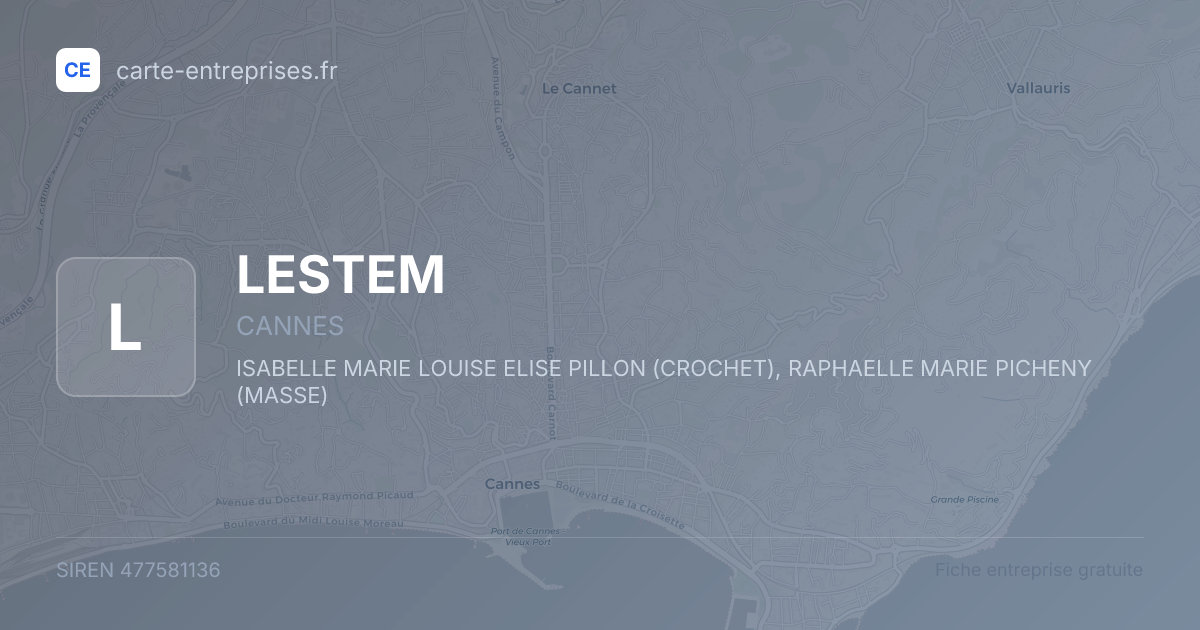 LESTEM — 477581136 — fiche entreprise