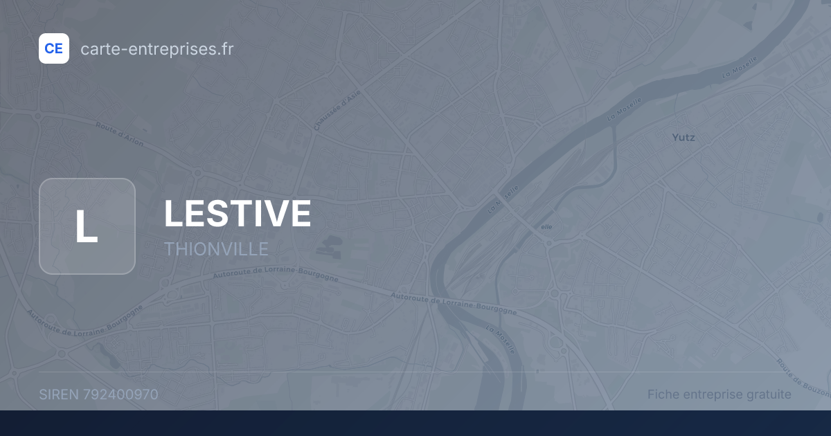 LESTIVE — 792400970 — fiche entreprise