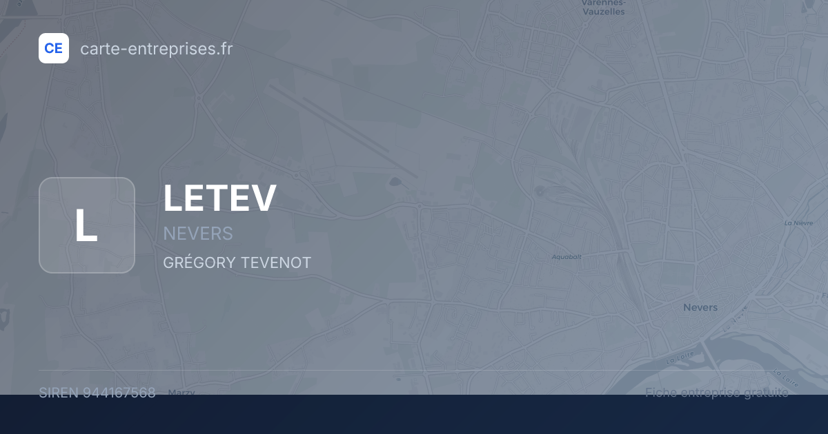 LETEV — 944167568 — fiche entreprise
