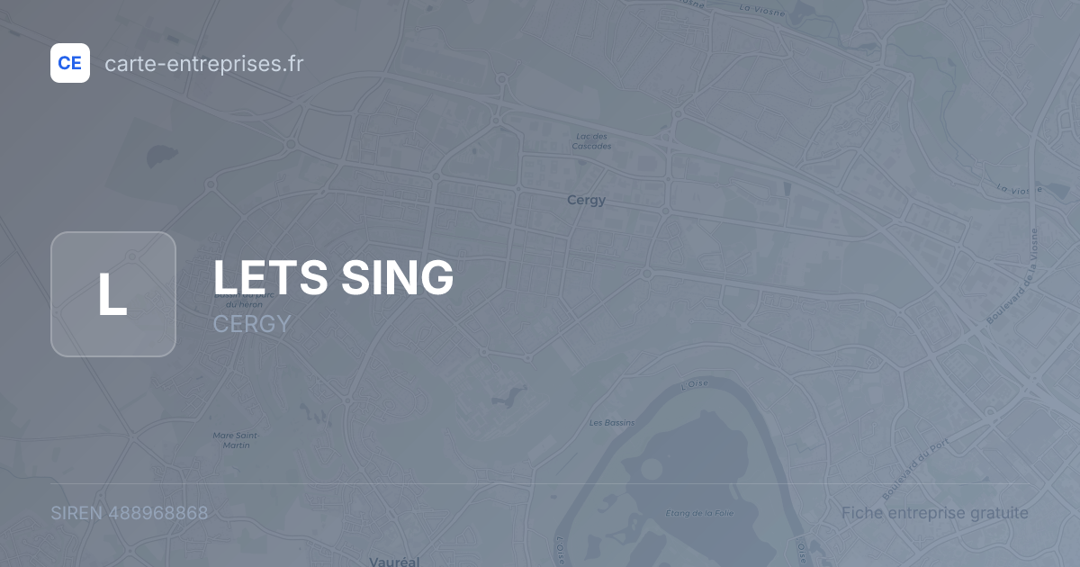 LETS SING — 488968868 — fiche entreprise