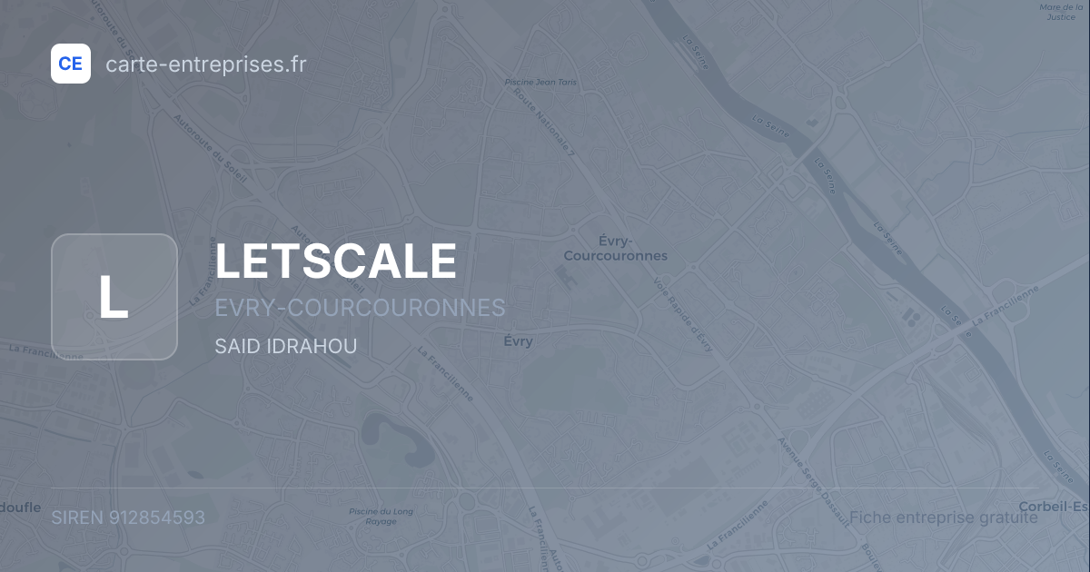 LETSCALE — 912854593 — fiche entreprise