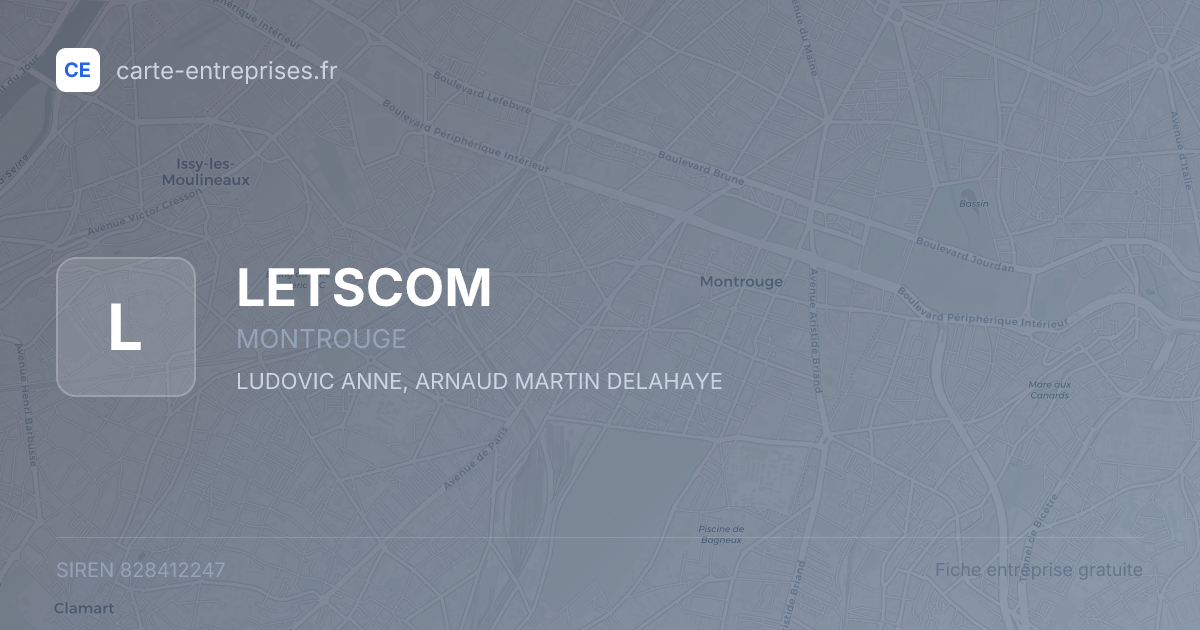 LETSCOM — 828412247 — fiche entreprise
