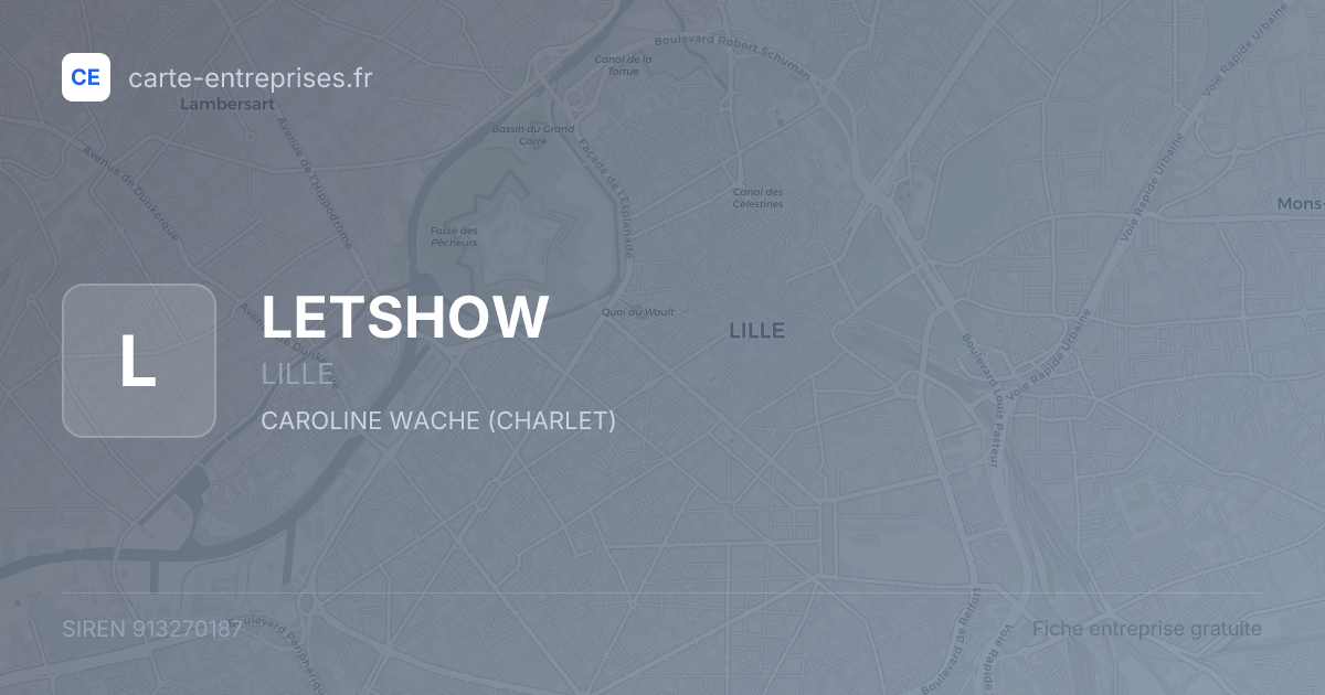 LETSHOW — 913270187 — fiche entreprise