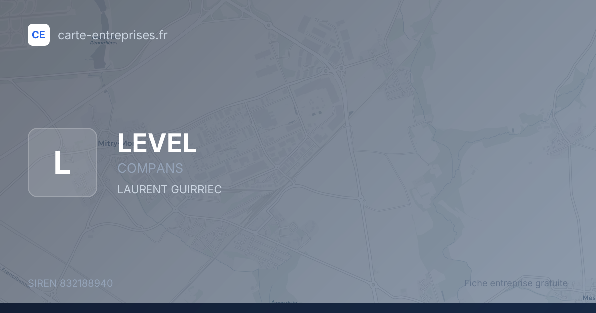 LEVEL — 832188940 — fiche entreprise