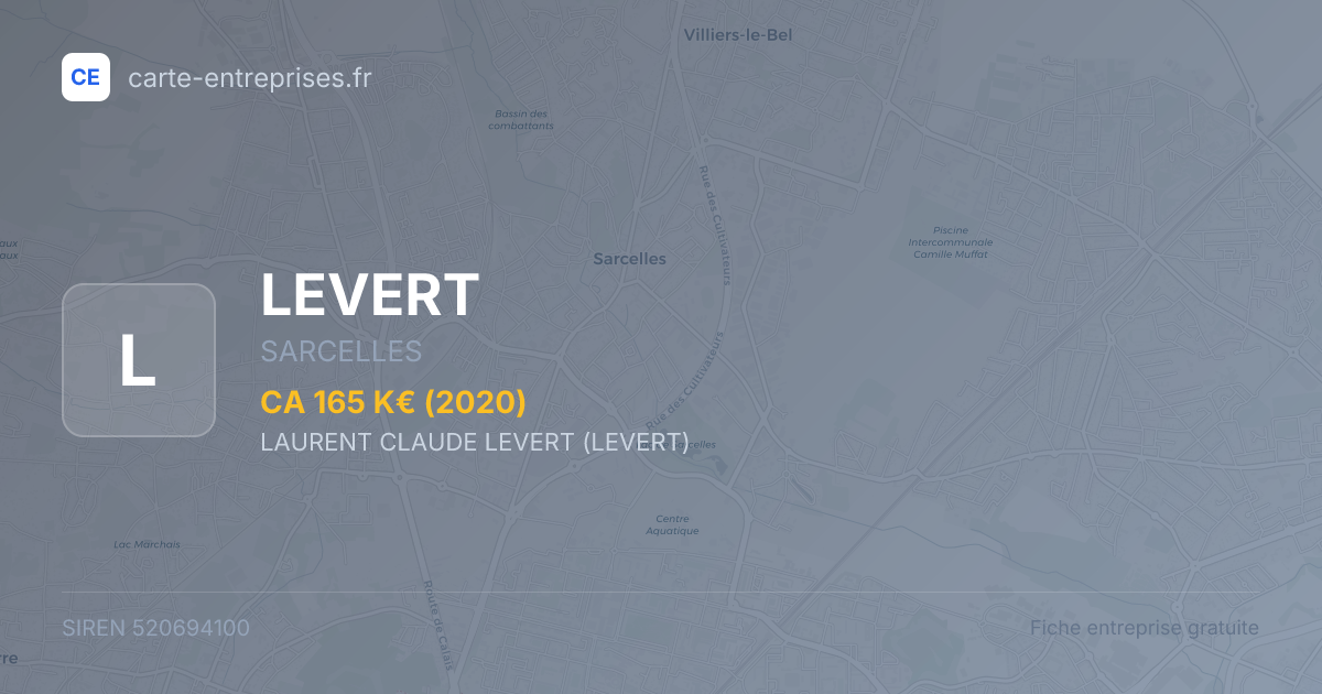 LEVERT — 520694100 — fiche entreprise