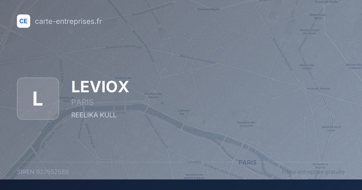 LEVIOX — 927552588 — fiche entreprise