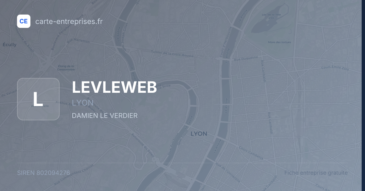 LEVLEWEB — 802094276 — fiche entreprise