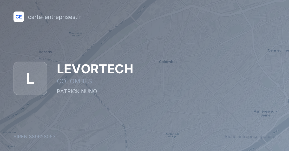 LEVORTECH — 889628053 — fiche entreprise