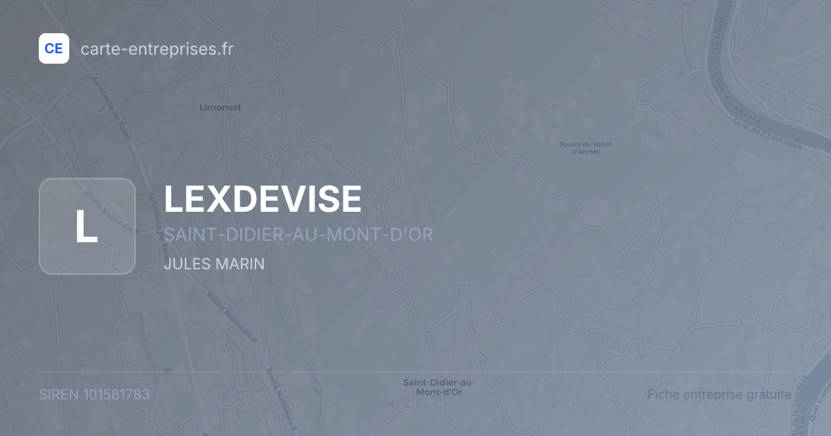 LEXDEVISE — 101581783 — fiche entreprise