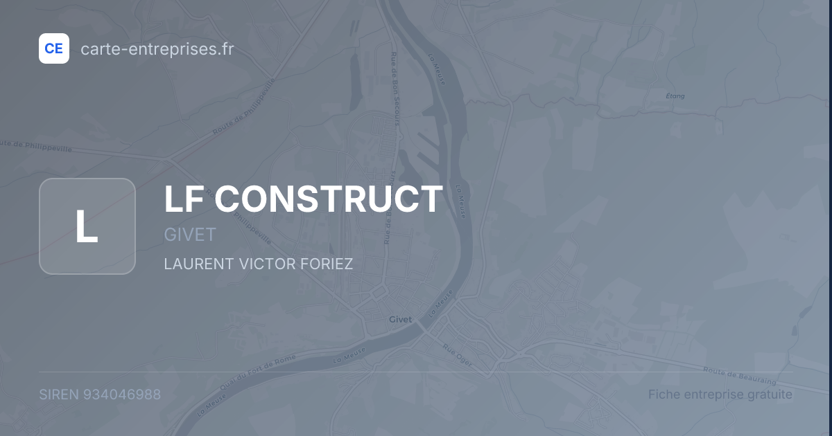 LF CONSTRUCT — 934046988 — fiche entreprise