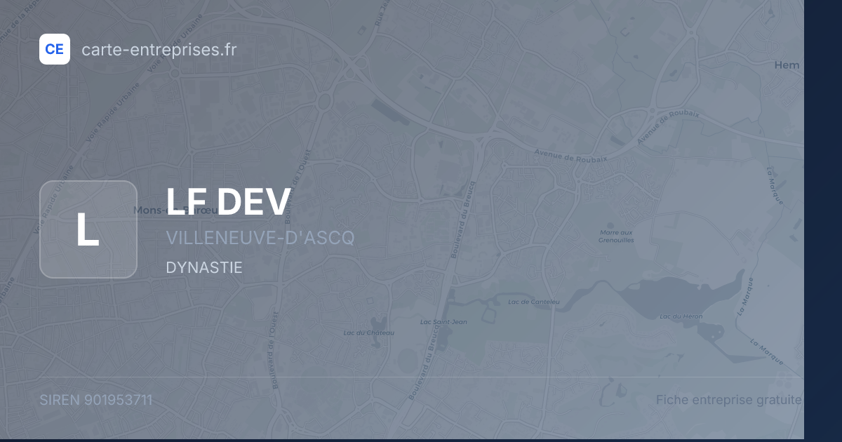 LF DEV — 901953711 — fiche entreprise