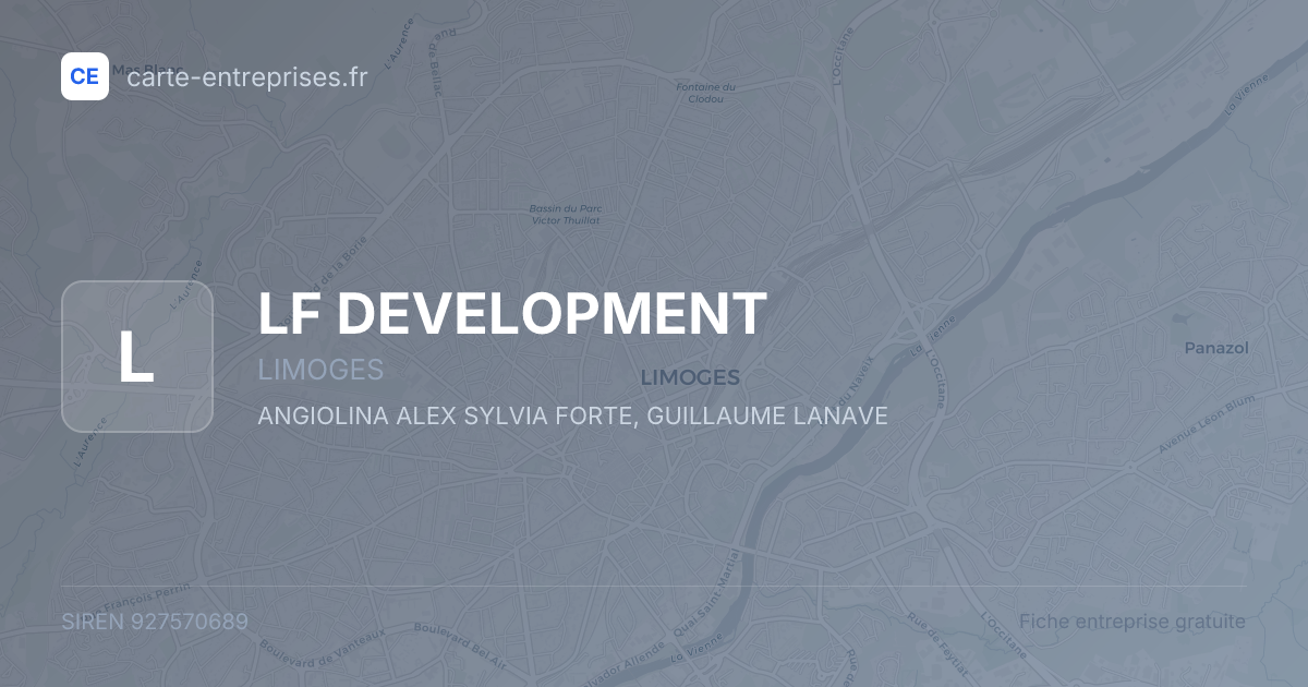 LF DEVELOPMENT — 927570689 — fiche entreprise