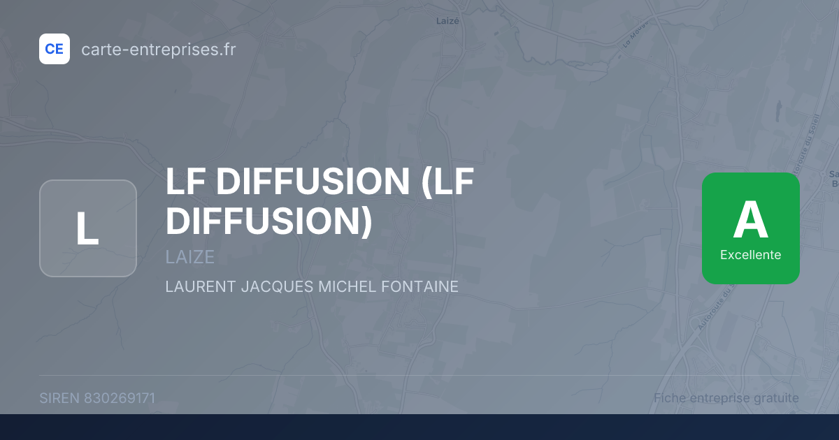 LF DIFFUSION — 830269171 — fiche entreprise