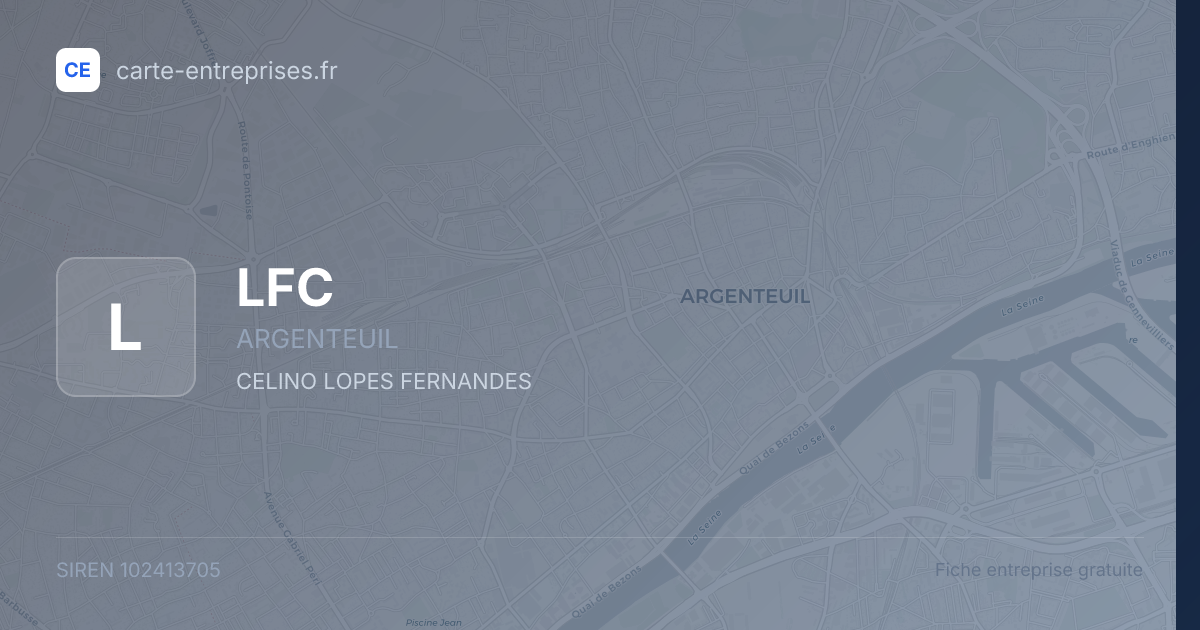 LFC — 102413705 — fiche entreprise