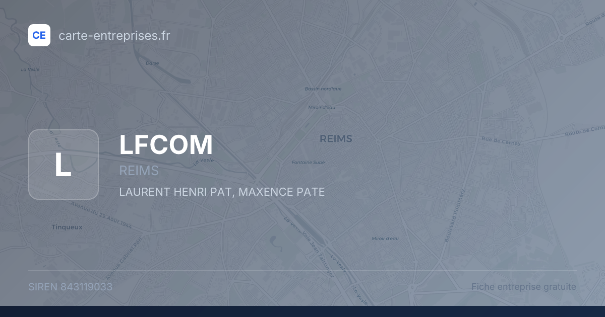 LFCOM — 843119033 — fiche entreprise