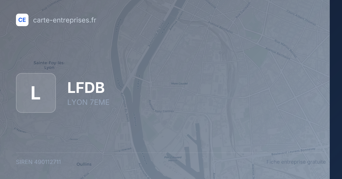 LFDB — 490112711 — fiche entreprise