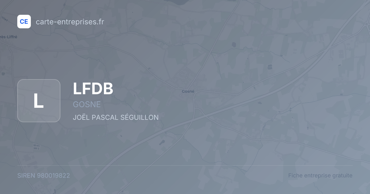 LFDB — 980019822 — fiche entreprise
