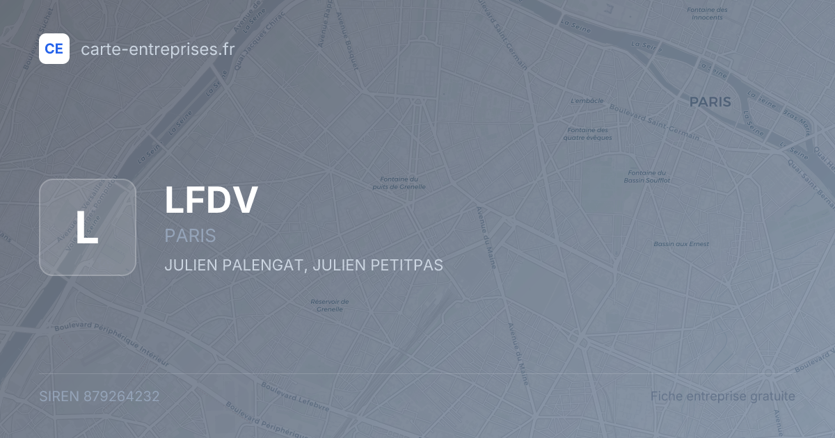 LFDV — 879264232 — fiche entreprise