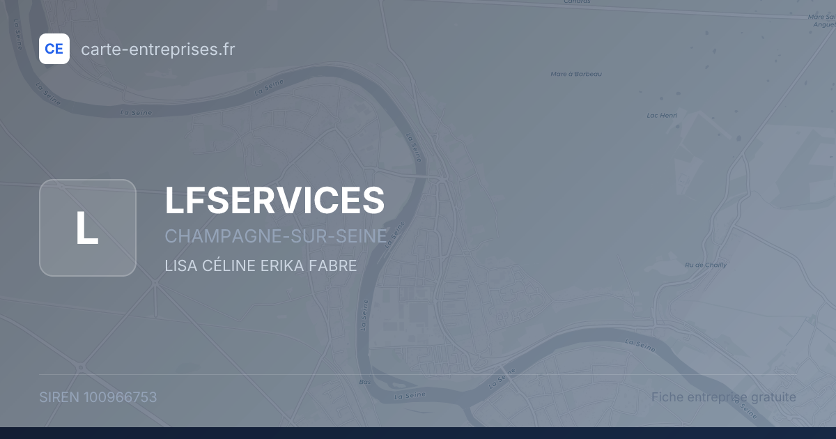 LFSERVICES — 100966753 — fiche entreprise