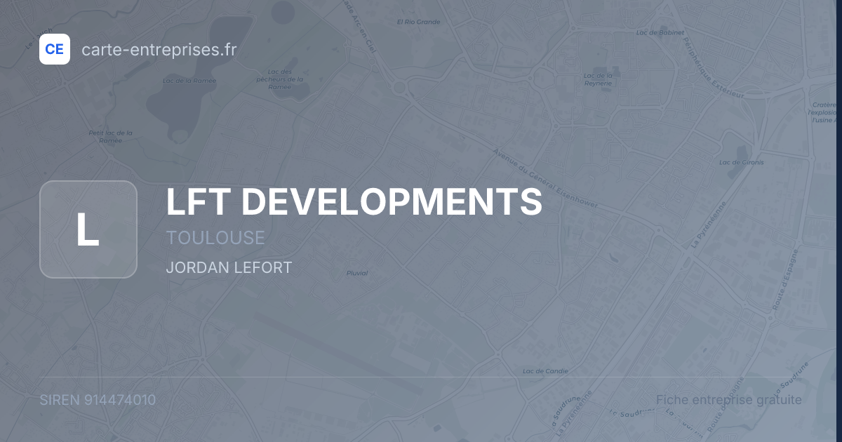 LFT DEVELOPMENTS — 914474010 — fiche entreprise