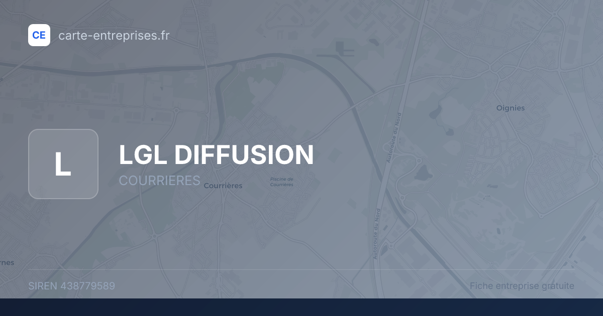 LGL DIFFUSION — 438779589 — fiche entreprise