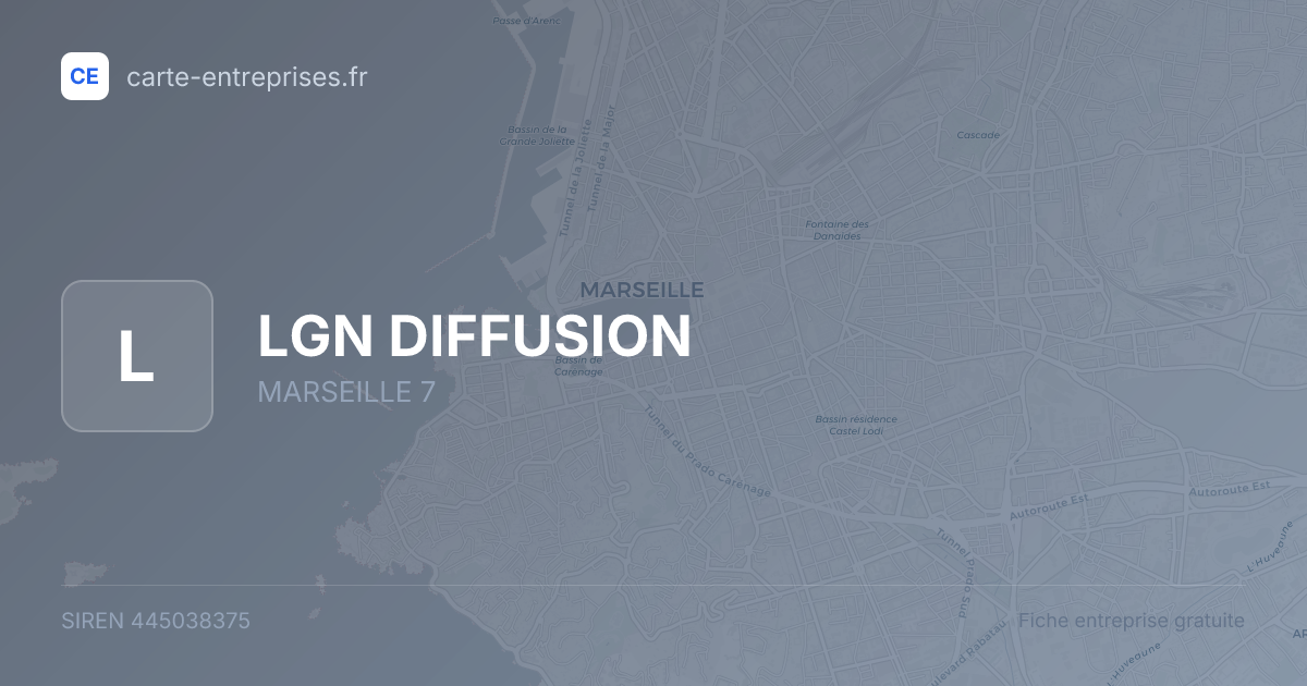 LGN DIFFUSION — 445038375 — fiche entreprise