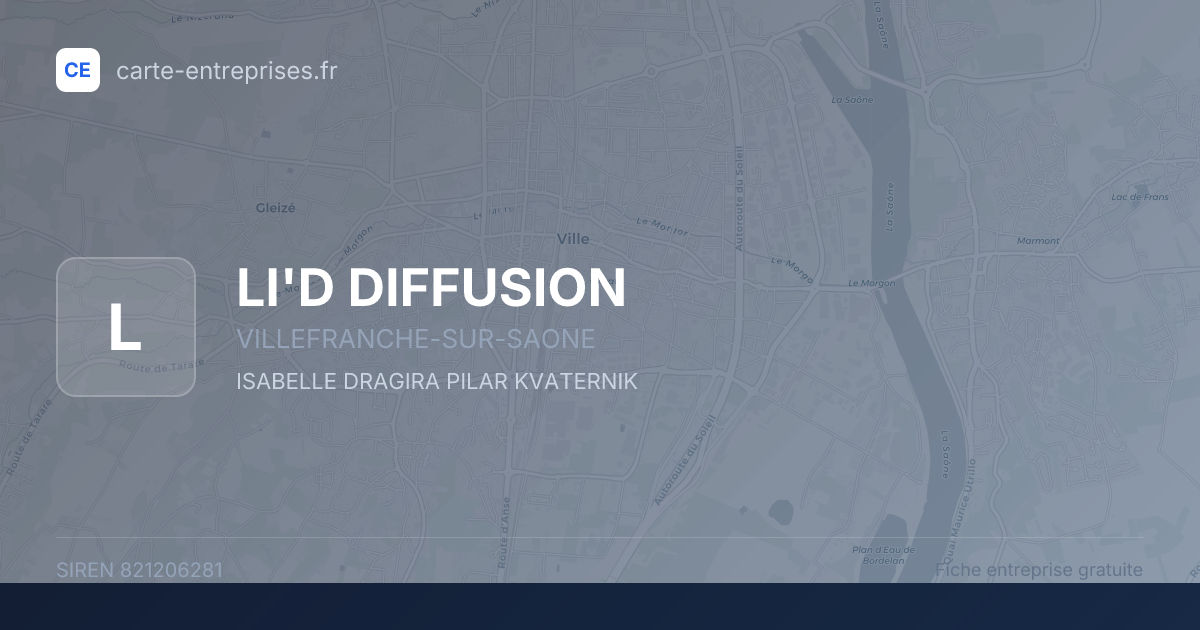 LI'D DIFFUSION — 821206281 — fiche entreprise