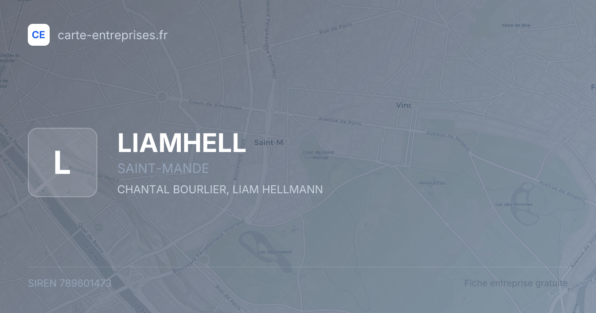 LIAMHELL — 789601473 — fiche entreprise