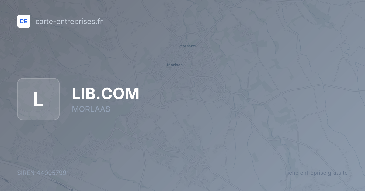 LIB.COM — 440957991 — fiche entreprise