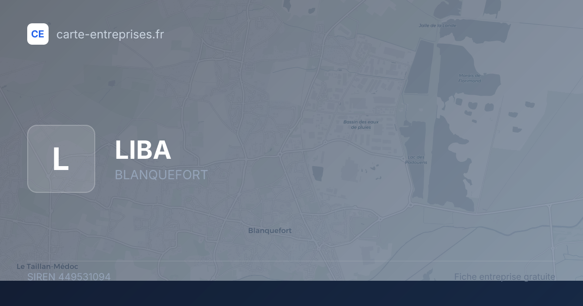 LIBA — 449531094 — fiche entreprise