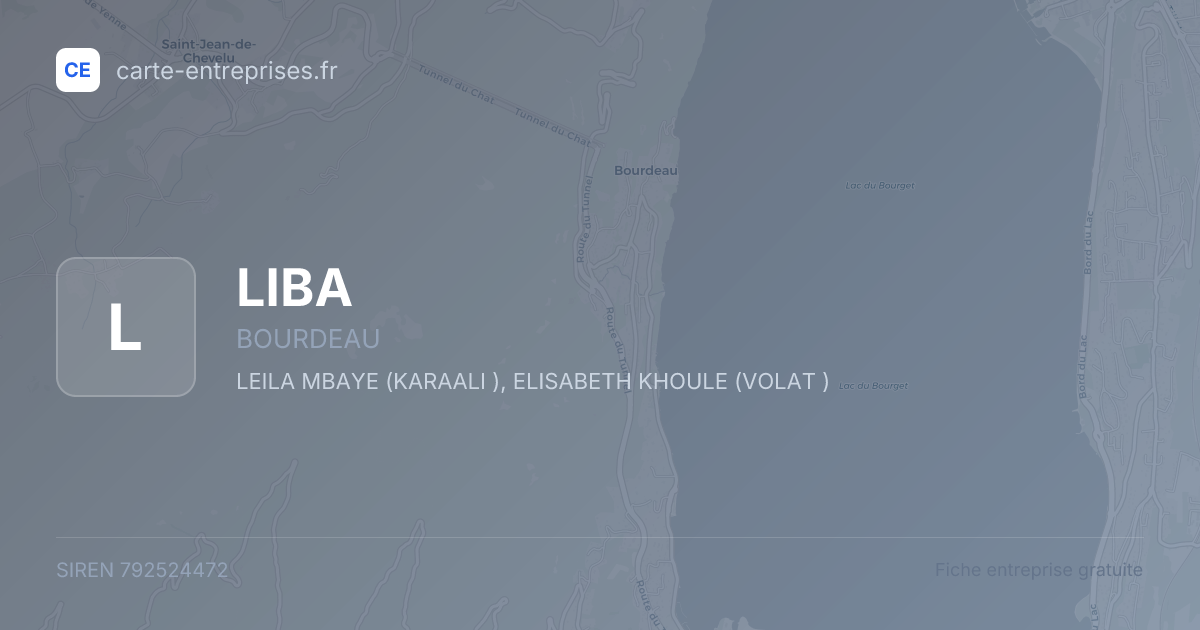 LIBA — 792524472 — fiche entreprise