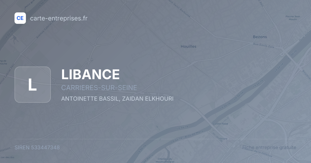 LIBANCE — 533447348 — fiche entreprise