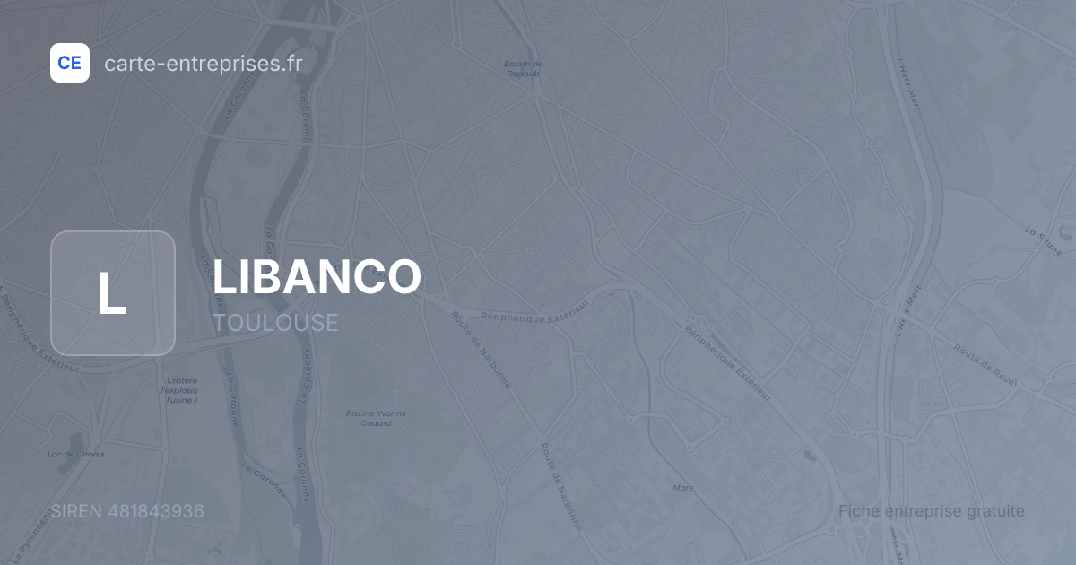 LIBANCO — 481843936 — fiche entreprise