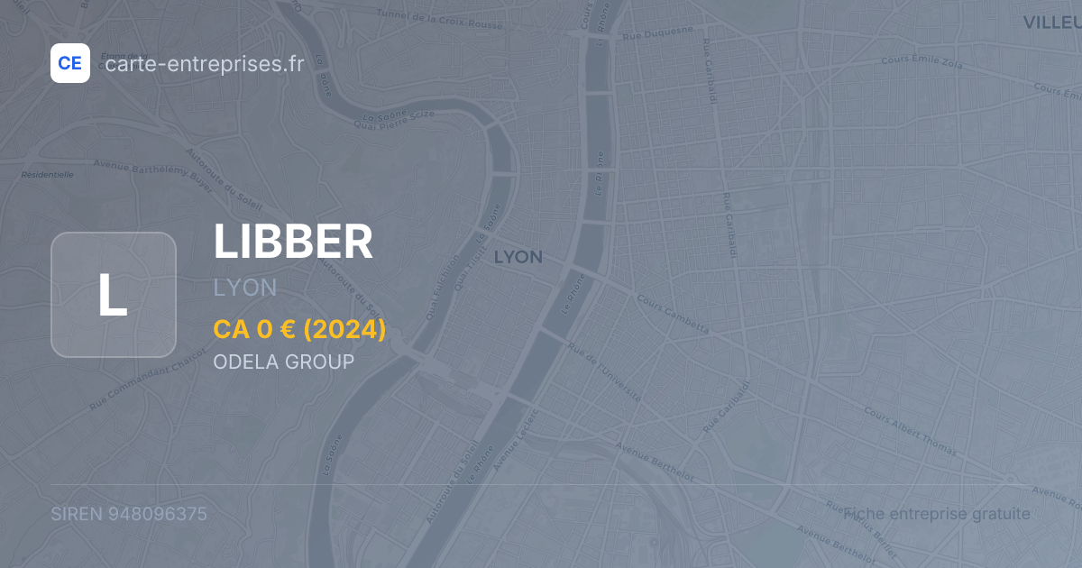 LIBBER — 948096375 — fiche entreprise