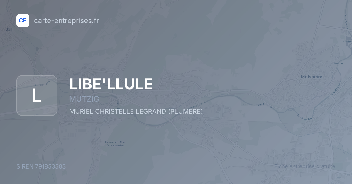 LIBE'LLULE — 791853583 — fiche entreprise