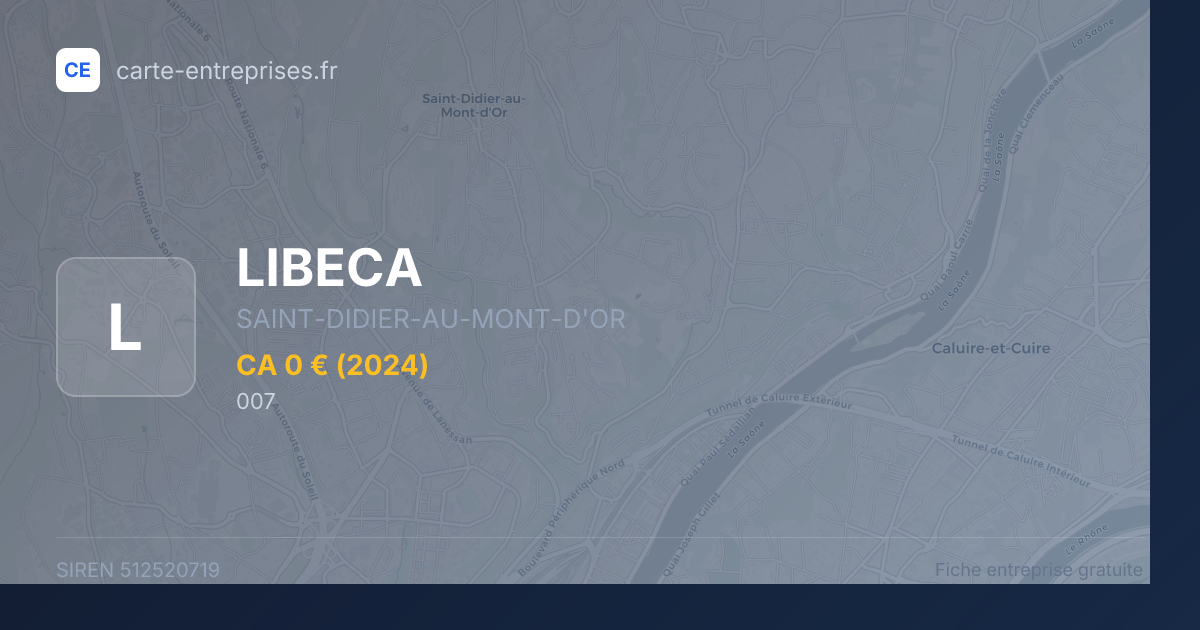 LIBECA — 512520719 — fiche entreprise